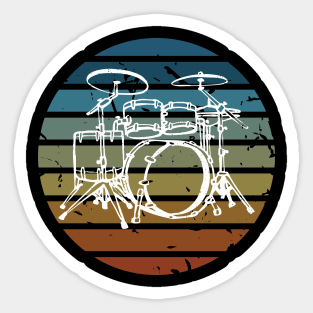 Drums for drumers. Sticker